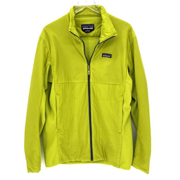 Patagonia Other - Patagonia Nano Air Light Hybrid Jacket Mens XL Zip Up Neon Green Insulated 84345